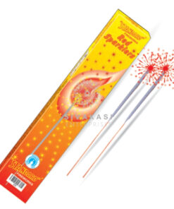 Red Colour Sparklers (15 CM 10 Pcs)